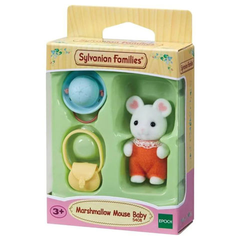  Sylvanian Families: Marshmallow Mouse Baby 5408  /  Sylvanian Families-Pony-Peppa pig   