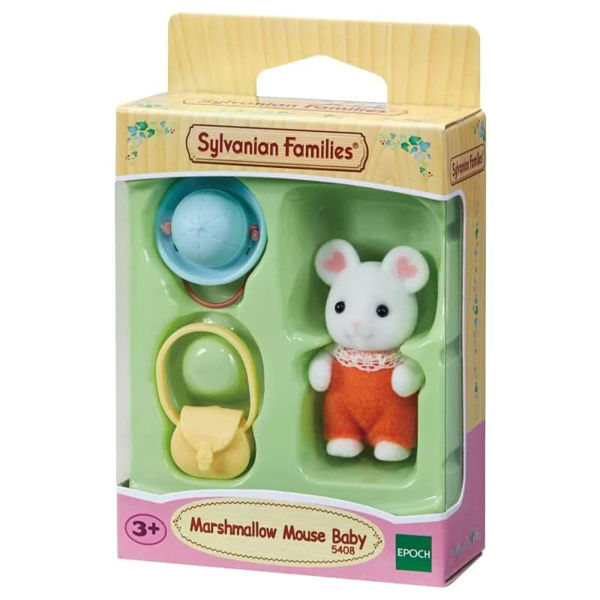  Sylvanian Families: Marshmallow Mouse Baby 5408 