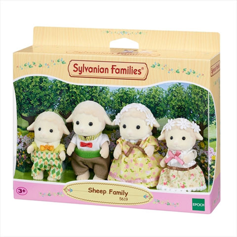  Sylvanian Families: Sheep Family - Οικογένεια Sheep 5619  /  Sylvanian Families-Pony-Peppa pig   