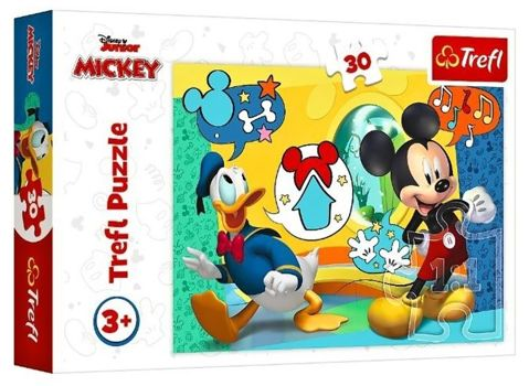 TREFL PUZZLE 30PCS MICKEY MOUSE AND FUNHOUSE  /  Puzzles   
