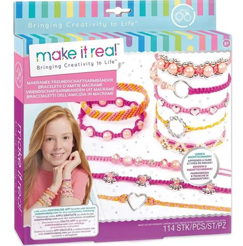 Diy Macrame Friendship Bracelets, Craft Kit For Childr  / Beauty Sets- Jewelry   