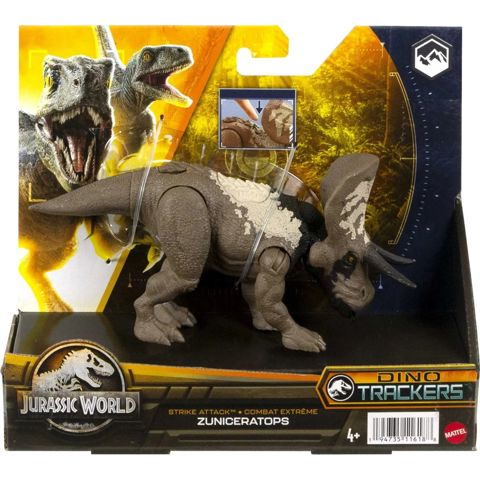 Mattel Jurassic World Strike Attack Zuniceratops Νεες Φιγουρες Δεινοσαυρων Με Σπαστα Μελη  / Δεινόσαυροι-Ζώα   