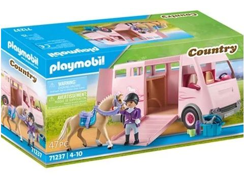 Playmobil Country 'Oχημα Mεταφοράς Aλόγων 